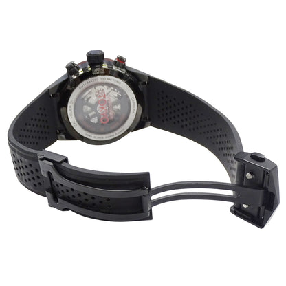 TAG Heuer タグホイヤー カレラ CAR201D FT6087 メンズ 腕時計 キャリバー ホイヤー01 TOKYOエディション 自動巻き AT セラミック ラバー 【中古】