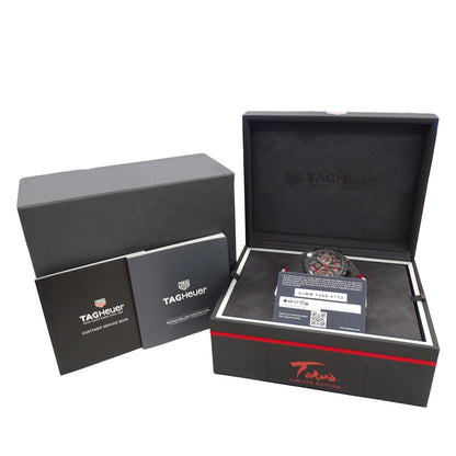 TAG Heuer タグホイヤー カレラ CAR201D FT6087 メンズ 腕時計 キャリバー ホイヤー01 TOKYOエディション 自動巻き AT セラミック ラバー 【中古】