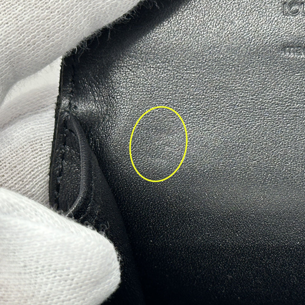 LOUIS VUITTON ルイ・ヴィトン ポルトモネ・サテン コインケース モノグラム サテン ノワール M92137 モノグラムサテン レディース メンズ 【中古】
