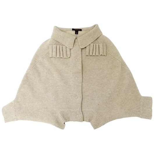 LOUIS VUITTON ルイ・ヴィトン カーディガン ベージュ レディース 【中古】