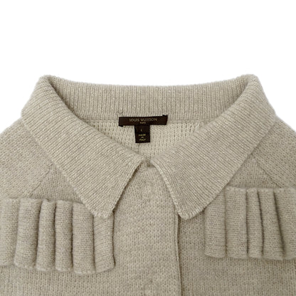 LOUIS VUITTON ルイ・ヴィトン カーディガン ベージュ レディース 【中古】