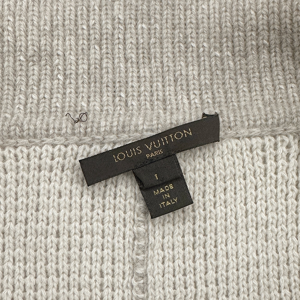 LOUIS VUITTON ルイ・ヴィトン カーディガン ベージュ レディース 【中古】