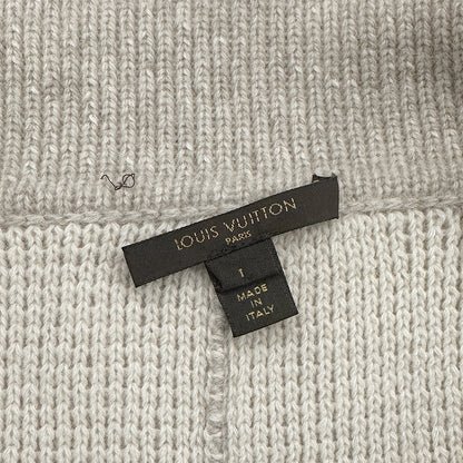 LOUIS VUITTON ルイ・ヴィトン カーディガン ベージュ レディース 【中古】
