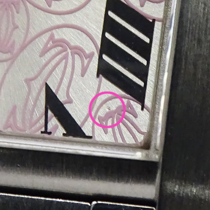 Cartier カルティエ タンクフランセーズ W51031Q3 レディース 腕時計 2006年クリスマス限定 クオーツ QZ ステンレス SS ピンク 磨き済み 【中古】