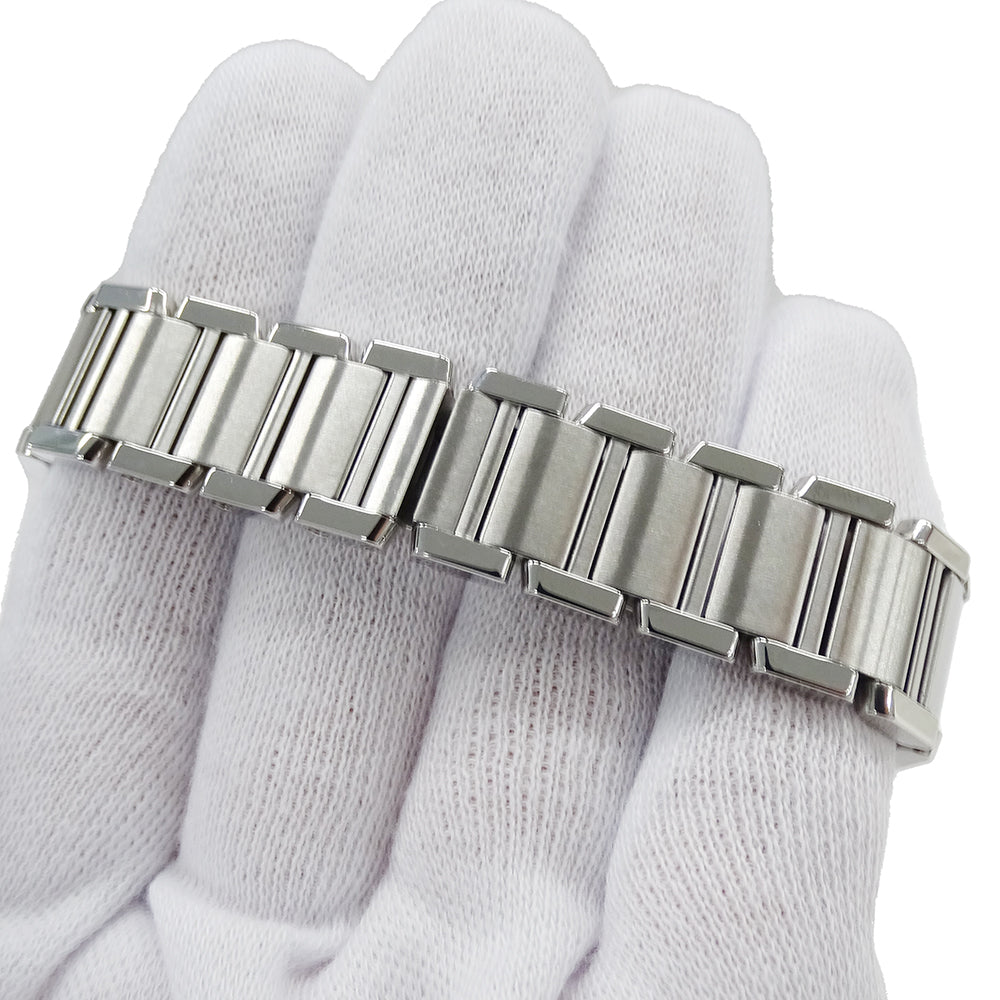 Cartier カルティエ タンクフランセーズ W51031Q3 レディース 腕時計 2006年クリスマス限定 クオーツ QZ ステンレス SS ピンク 磨き済み 【中古】