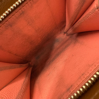 Chloe クロエ センス 二つ折り財布 ブラウン レザー レディース 【中古】