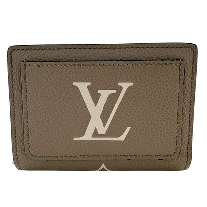 LOUIS VUITTON ルイ・ヴィトン ポルトフォイユ クレア 二つ折り財布 アンプラント トゥルトレールクレーム M60294 モノグラムアンプラント レディース 【中古】