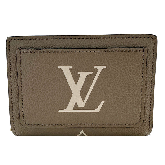 LOUIS VUITTON ルイ・ヴィトン ポルトフォイユ クレア 二つ折り財布 アンプラント トゥルトレールクレーム M60294 モノグラムアンプラント レディース 【中古】