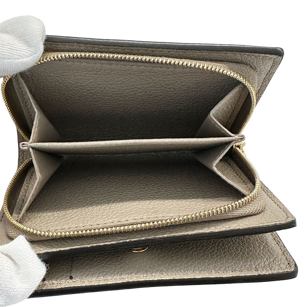 LOUIS VUITTON ルイ・ヴィトン ポルトフォイユ クレア 二つ折り財布 アンプラント トゥルトレールクレーム M60294 モノグラムアンプラント レディース 【中古】