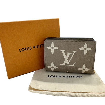 LOUIS VUITTON ルイ・ヴィトン ポルトフォイユ クレア 二つ折り財布 アンプラント トゥルトレールクレーム M60294 モノグラムアンプラント レディース 【中古】