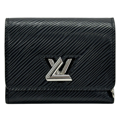 LOUIS VUITTON ルイ・ヴィトン ポルトフォイユ・ツイストコンパクト 三つ折り財布 エピ ノワール M63322 エピレザー レディース 【中古】