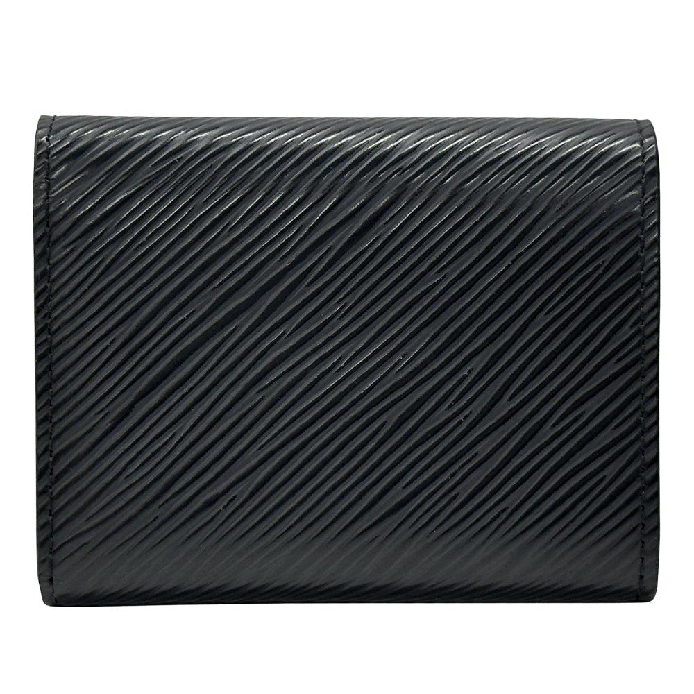 LOUIS VUITTON ルイ・ヴィトン ポルトフォイユ・ツイストコンパクト 三つ折り財布 エピ ノワール M63322 エピレザー レディース 【中古】