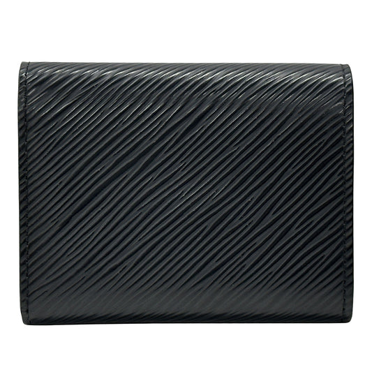 LOUIS VUITTON ルイ・ヴィトン ポルトフォイユ・ツイストコンパクト 三つ折り財布 エピ ノワール M63322 エピレザー レディース 【中古】