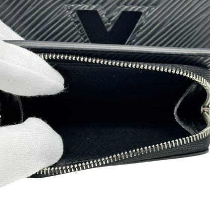 LOUIS VUITTON ルイ・ヴィトン ポルトフォイユ・ツイストコンパクト 三つ折り財布 エピ ノワール M63322 エピレザー レディース 【中古】