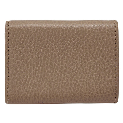 GUCCI グッチ コンパクトウォレット 三つ折り財布 プチマーモント GGマーモント ピンク 523277 レザー レディース 【中古】
