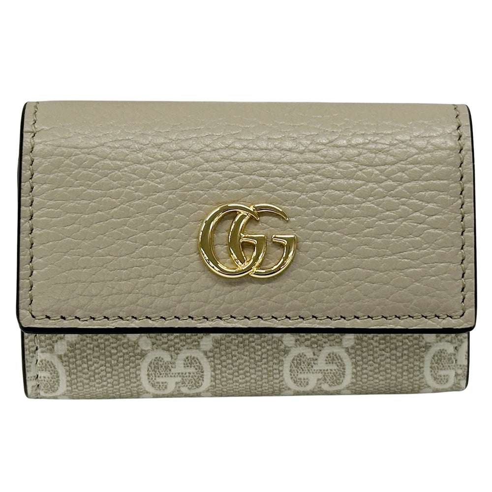 GUCCI グッチ キーケース プリマーモント GGスプリーム ベージュ ホワイト 456118 GGスプリームキャンバス レディース 【中古】