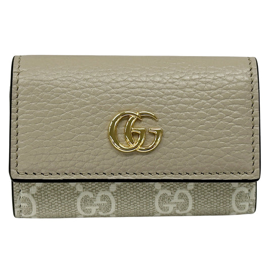 GUCCI グッチ キーケース プリマーモント GGスプリーム ベージュ ホワイト 456118 GGスプリームキャンバス レディース 【中古】