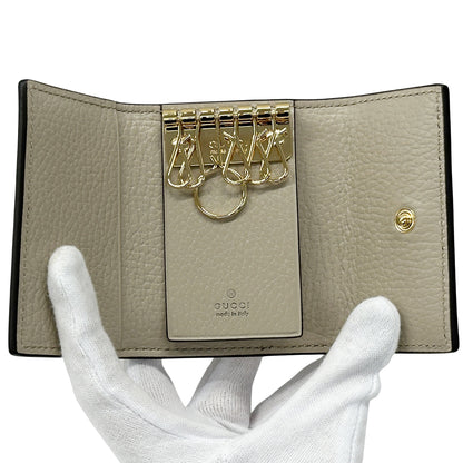 GUCCI グッチ キーケース プリマーモント GGスプリーム ベージュ ホワイト 456118 GGスプリームキャンバス レディース 【中古】