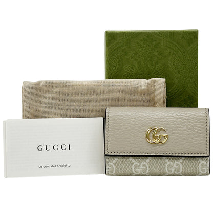 GUCCI グッチ キーケース プリマーモント GGスプリーム ベージュ ホワイト 456118 GGスプリームキャンバス レディース 【中古】