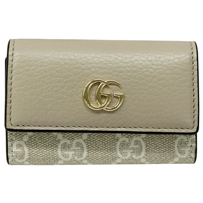 GUCCI グッチ キーケース プリマーモント GGスプリーム ベージュ ホワイト 456118 GGスプリームキャンバス レディース 【中古】