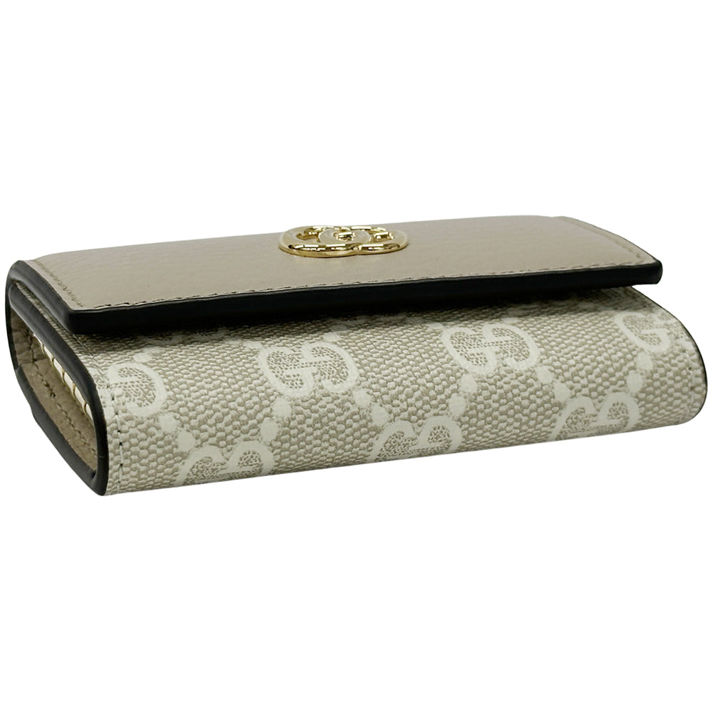 GUCCI グッチ キーケース プリマーモント GGスプリーム ベージュ ホワイト 456118 GGスプリームキャンバス レディース 【中古】
