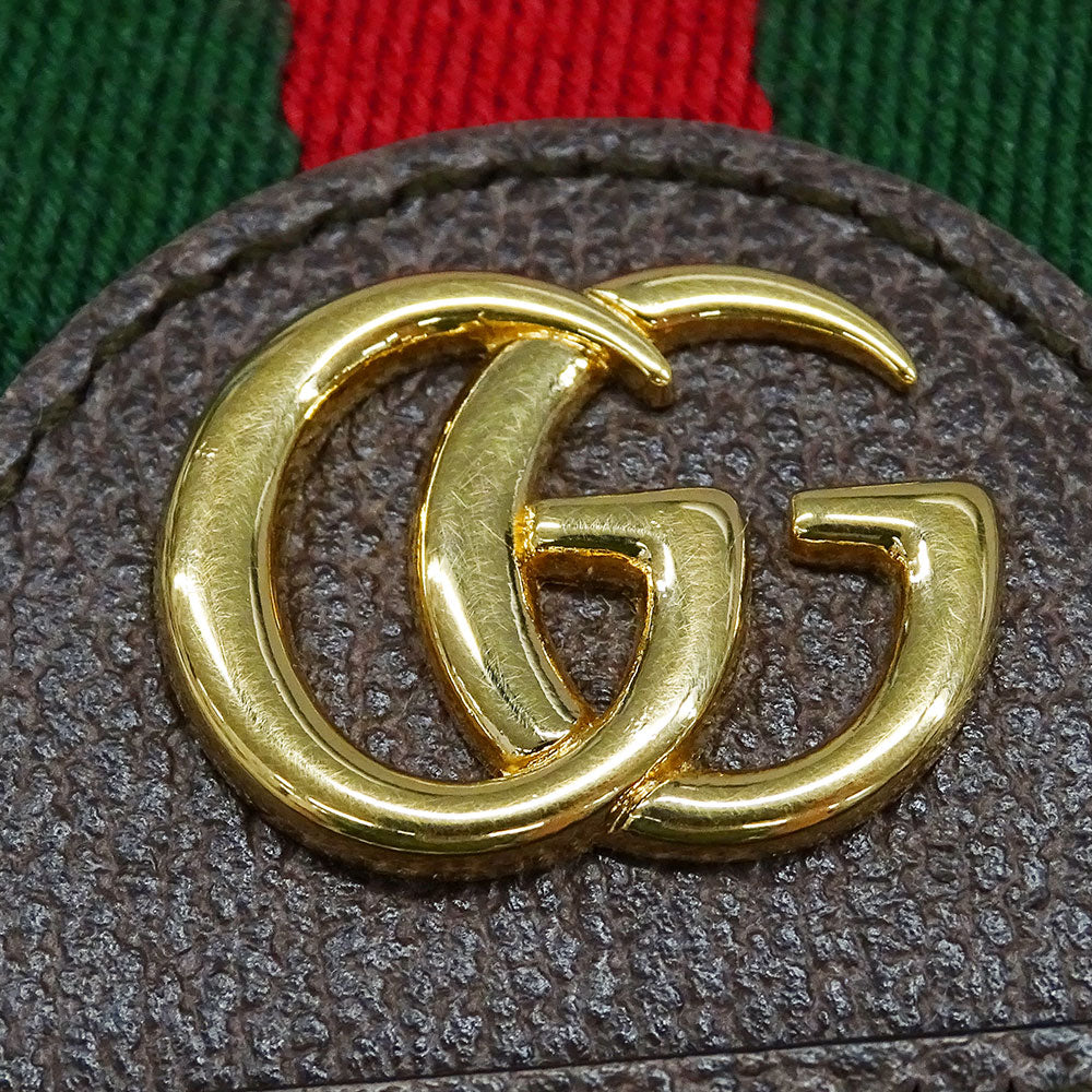 GUCCI グッチ GGカードケース ウォレット コインケース オフィディア ベージュ 523155 GGスプリームキャンバス レディース 【中古】