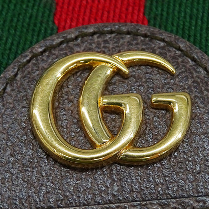 GUCCI グッチ GGカードケース ウォレット コインケース オフィディア ベージュ 523155 GGスプリームキャンバス レディース 【中古】