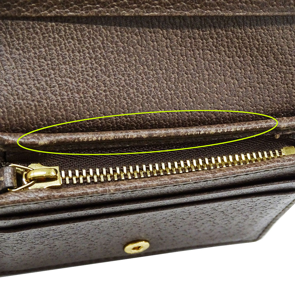 GUCCI グッチ GGカードケース ウォレット コインケース オフィディア ベージュ 523155 GGスプリームキャンバス レディース 【中古】