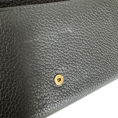 LOUIS VUITTON ルイ・ヴィトン ポルトフォイユ・カプシーヌ 長財布 ノワール ピンク M61248 レザー レディース 【中古】