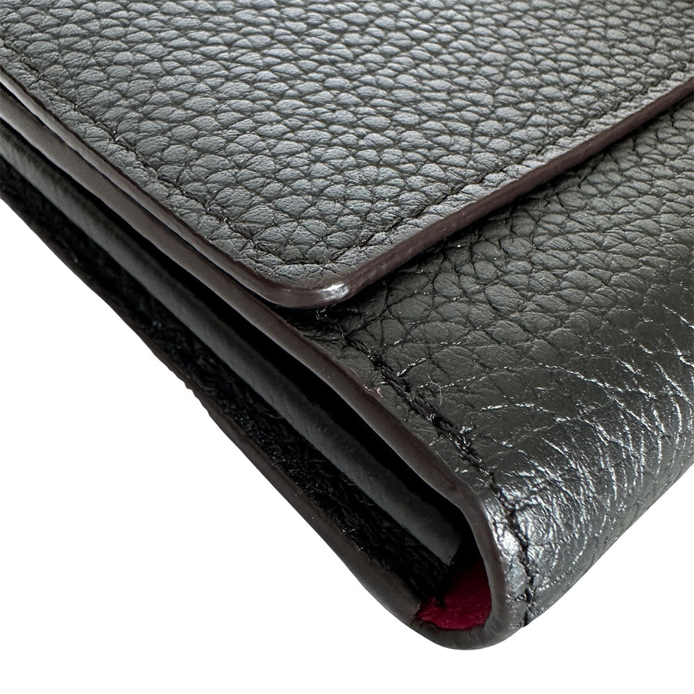 LOUIS VUITTON ルイ・ヴィトン ポルトフォイユ・カプシーヌ 長財布 ノワール ピンク M61248 レザー レディース 【中古】