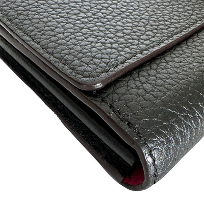 LOUIS VUITTON ルイ・ヴィトン ポルトフォイユ・カプシーヌ 長財布 ノワール ピンク M61248 レザー レディース 【中古】