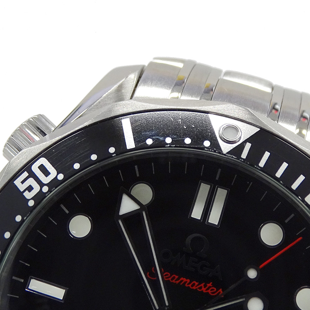 OMEGA オメガ シーマスター 212.30.41.20.01.001 メンズ 腕時計 世界10007本限定 デイト 自動巻き AT ステンレス SS ブラック 磨き済み 【中古】