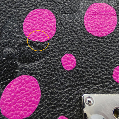 LOUIS VUITTON ルイ・ヴィトン LV×YK ポシェット･メティスMM ショルダーバッグ 草間彌生 ブラック ピンク M46420 モノグラムアンプラント レディース 【中古】