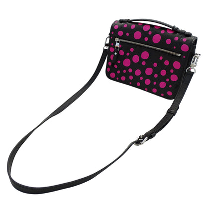 LOUIS VUITTON ルイ・ヴィトン LV×YK ポシェット･メティスMM ショルダーバッグ 草間彌生 ブラック ピンク M46420 モノグラムアンプラント レディース 【中古】