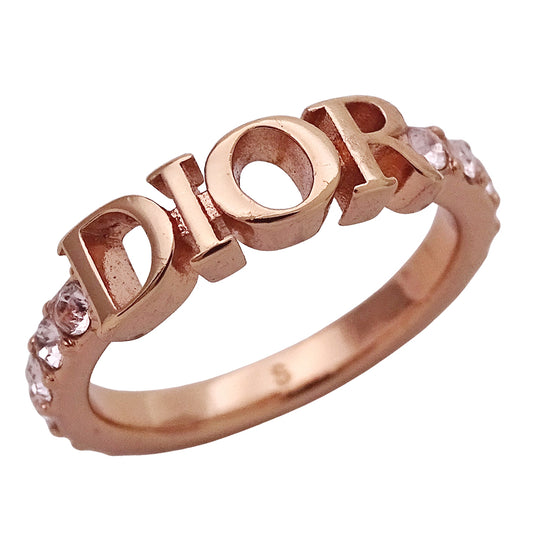 Dior ディオール ディオレボリューション リング 指輪 メタル ピンクゴールド S 約10号 レディース 【中古】