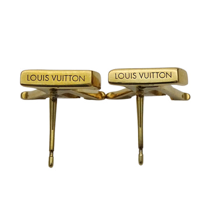 LOUIS VUITTON ルイ・ヴィトン LVアイコニック ピアス GP ゴールド レディース M00743 【中古】