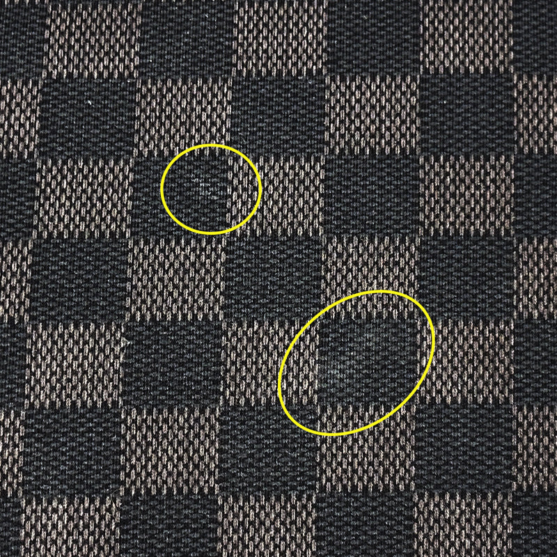 LOUIS VUITTON ルイ・ヴィトン 半袖Ｔシャツ ダミエ ブラック ブラウン コットン メンズ 【中古】
