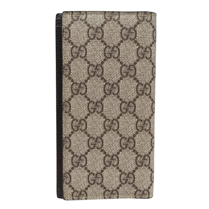 GUCCI グッチ 長財布 GGスプリーム ブラウン 115149 GGスプリームキャンバス メンズ 【中古】