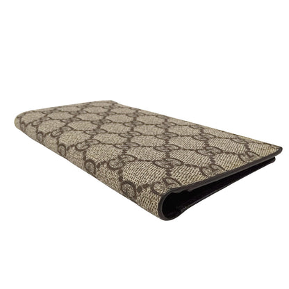 GUCCI グッチ 長財布 GGスプリーム ブラウン 115149 GGスプリームキャンバス メンズ 【中古】
