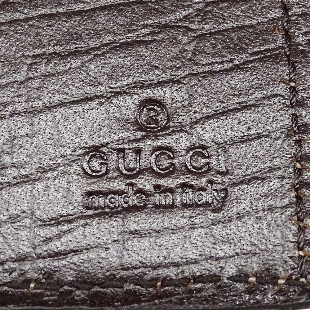 GUCCI グッチ 長財布 GGスプリーム ブラウン 115149 GGスプリームキャンバス メンズ 【中古】
