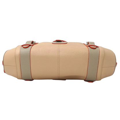 LOEWE ロエベ センダ ハンドバッグ ピンクベージュ レザー レディース 【中古】