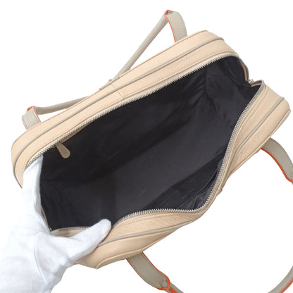 LOEWE ロエベ センダ ハンドバッグ ピンクベージュ レザー レディース 【中古】
