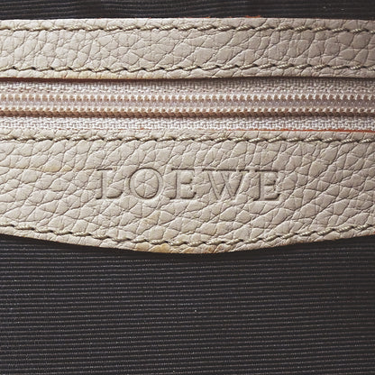 LOEWE ロエベ センダ ハンドバッグ ピンクベージュ レザー レディース 【中古】