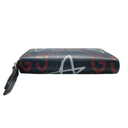 GUCCI グッチ コインケース ゴースト ネイビー 448465 レザー レディース メンズ 【中古】