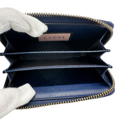 GUCCI グッチ コインケース ゴースト ネイビー 448465 レザー レディース メンズ 【中古】