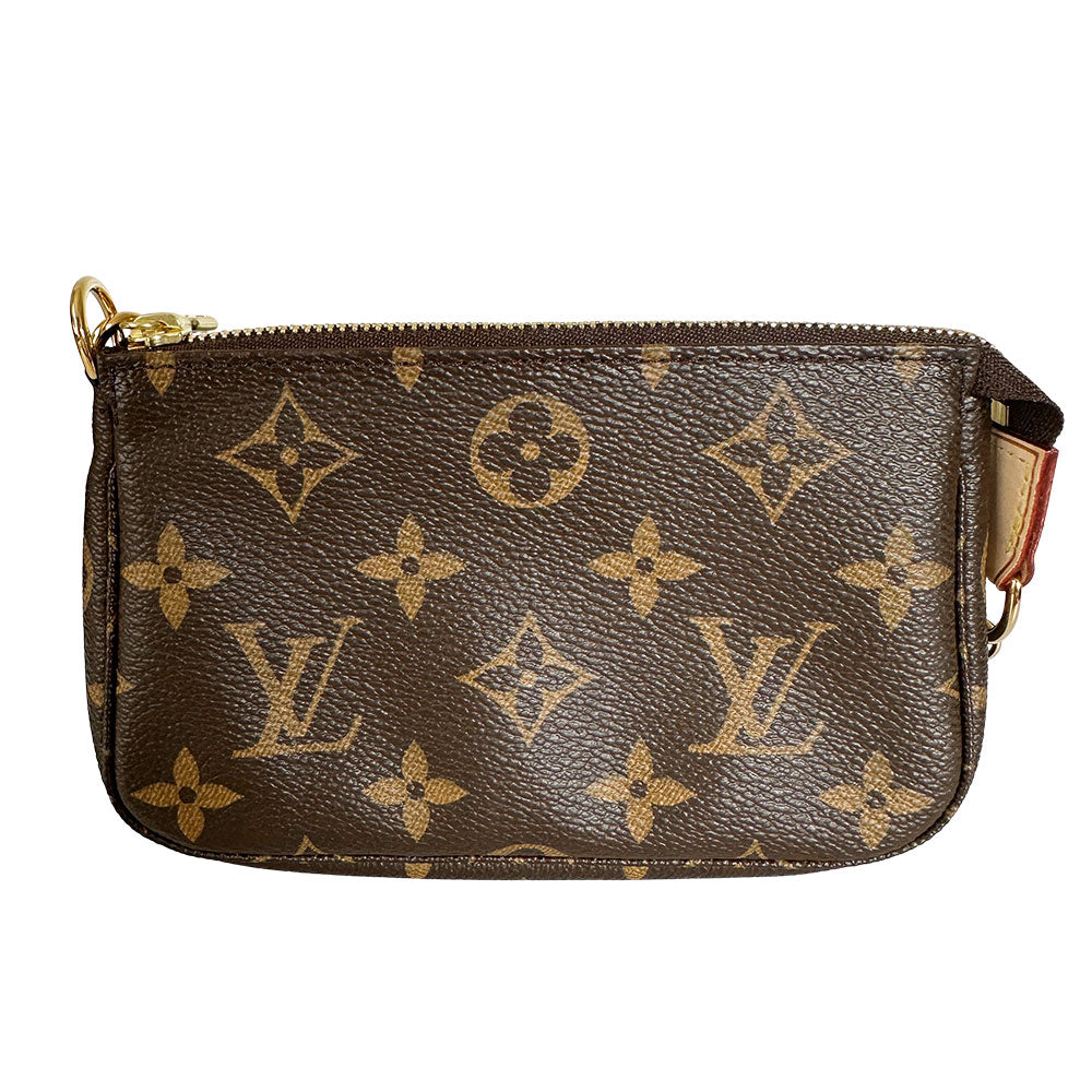 LOUIS VUITTON ルイ・ヴィトン ミニポシェット・アクセソワール ポーチ モノグラム ブラウン M58009 モノグラムキャンバス レディース メンズ 【中古】