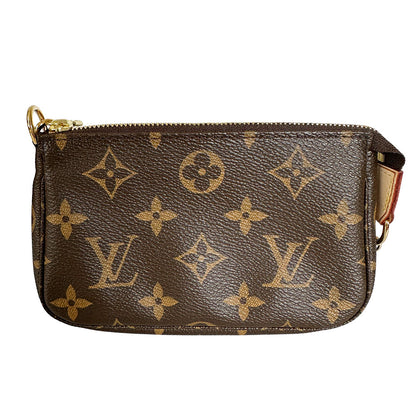 LOUIS VUITTON ルイ・ヴィトン ミニポシェット・アクセソワール ポーチ モノグラム ブラウン M58009 モノグラムキャンバス レディース メンズ 【中古】