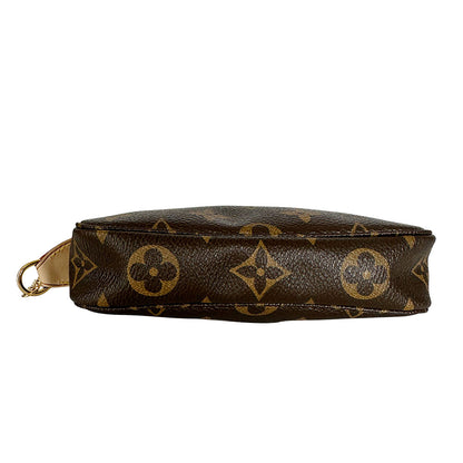 LOUIS VUITTON ルイ・ヴィトン ミニポシェット・アクセソワール ポーチ モノグラム ブラウン M58009 モノグラムキャンバス レディース メンズ 【中古】