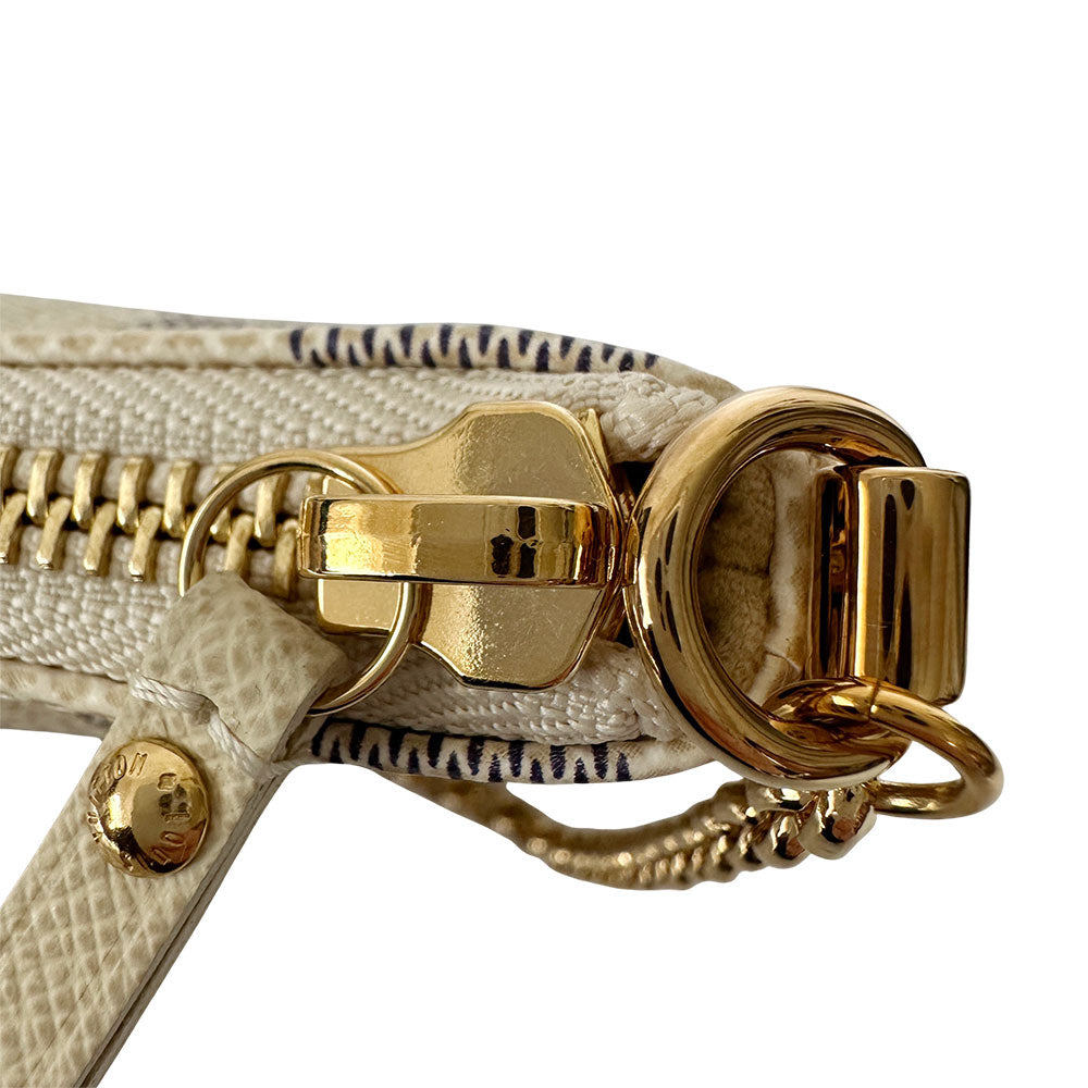 LOUIS VUITTON ルイ・ヴィトン ポシェット ミラMM アクセサリーポーチ ダミエ アズール ダミエアズール N63090 ダミエアズールキャンバス レディース 【中古】
