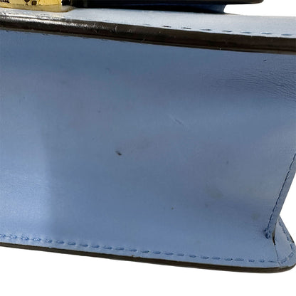 GUCCI グッチ シルヴィー ショルダーバッグ ブルー 431666 レザー レディース 【中古】